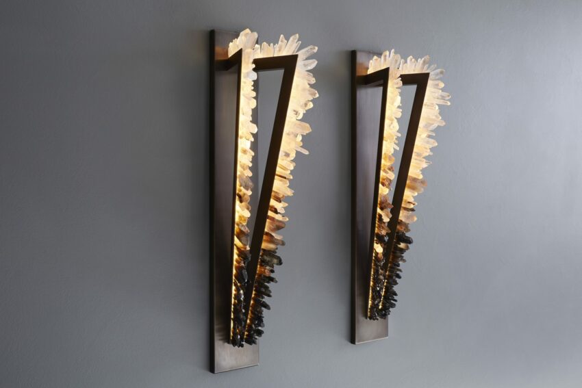 PYTHAGORAS CRYSTAL SCONCE