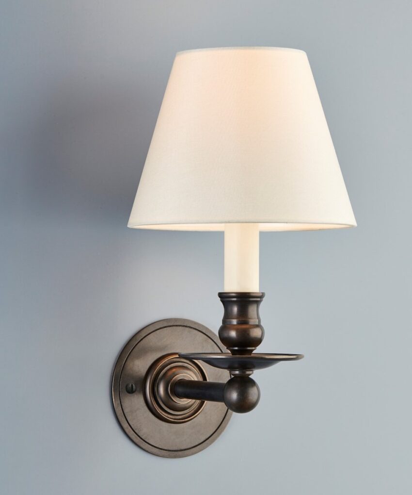Hector Single Straight Arm Wall Light