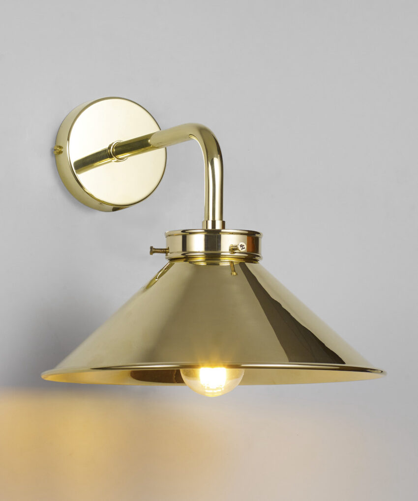 Leila Brass Wall Light