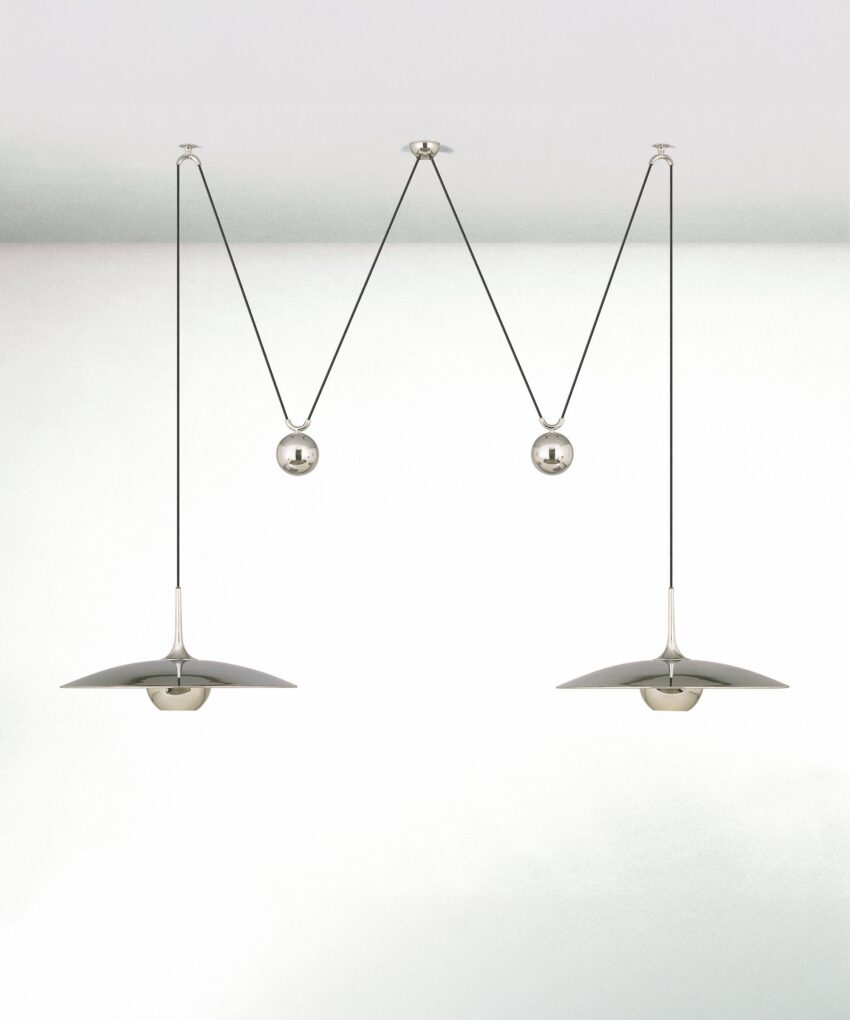Onos Adjustable Pendant Lamp, Double Pull