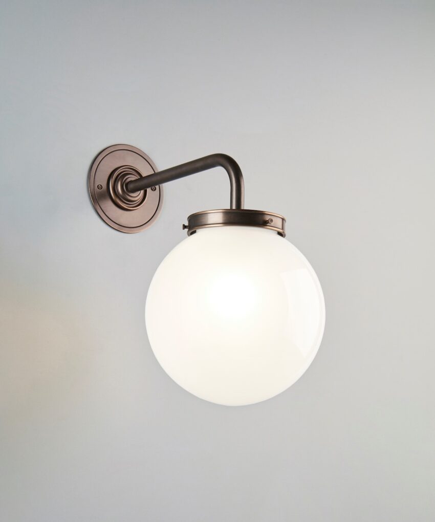 Opal Globe Wall Light