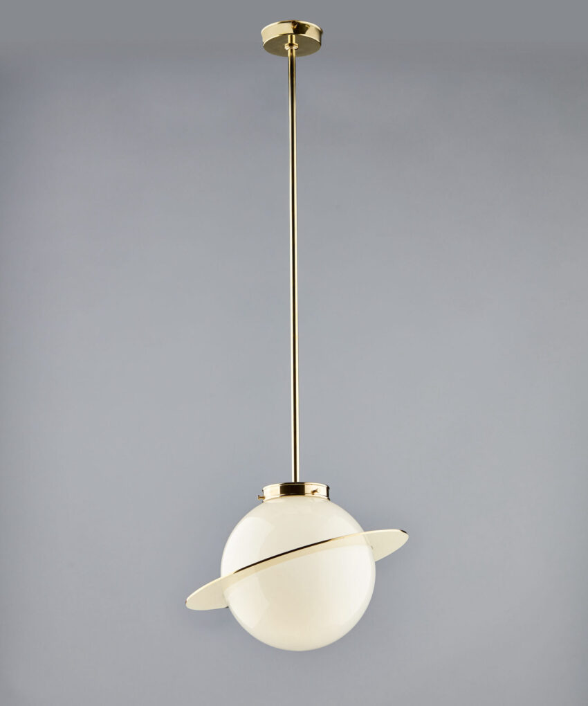 Saturn Globe Pendant