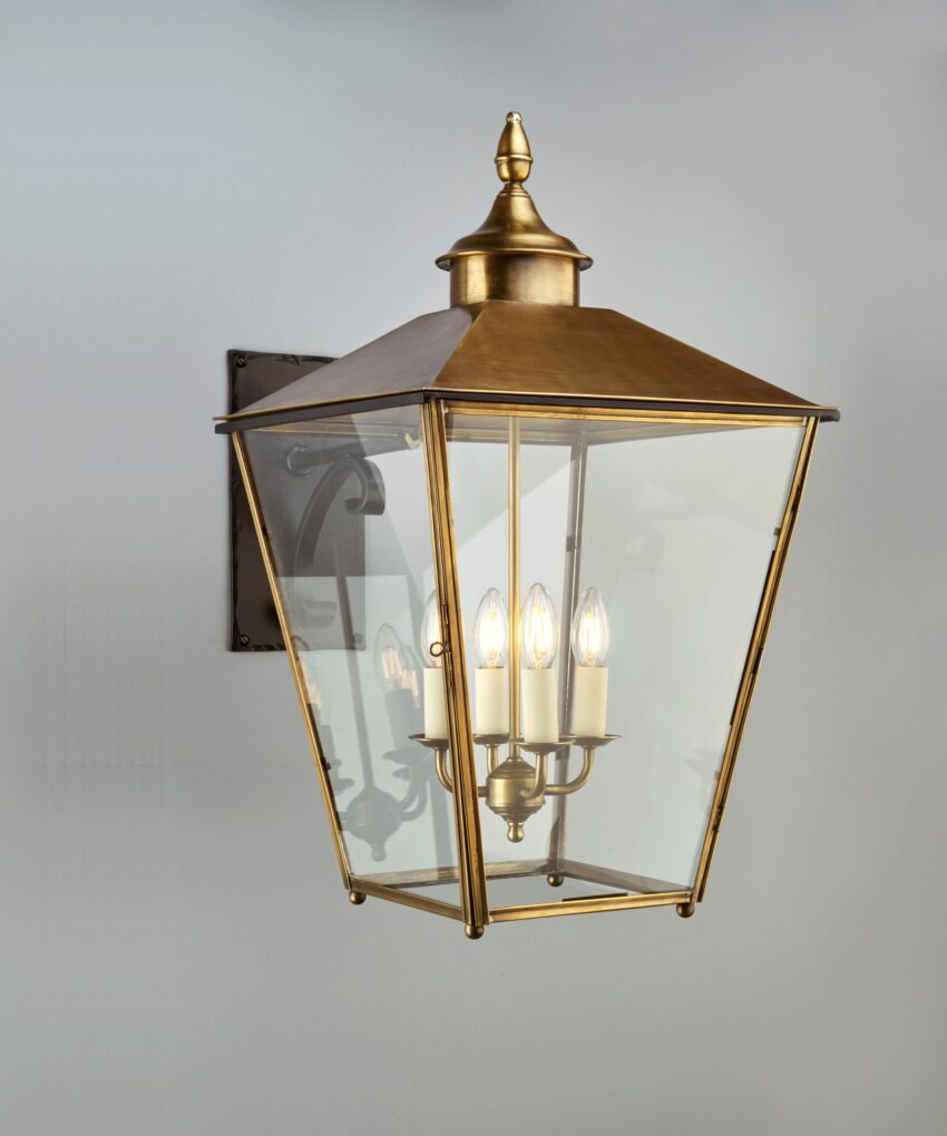 Sir John Soane Lantern With Roof, Hoop Bracket, Small