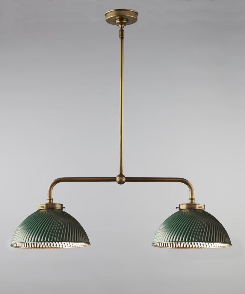 Tiber Double Pendant On Rod, Small