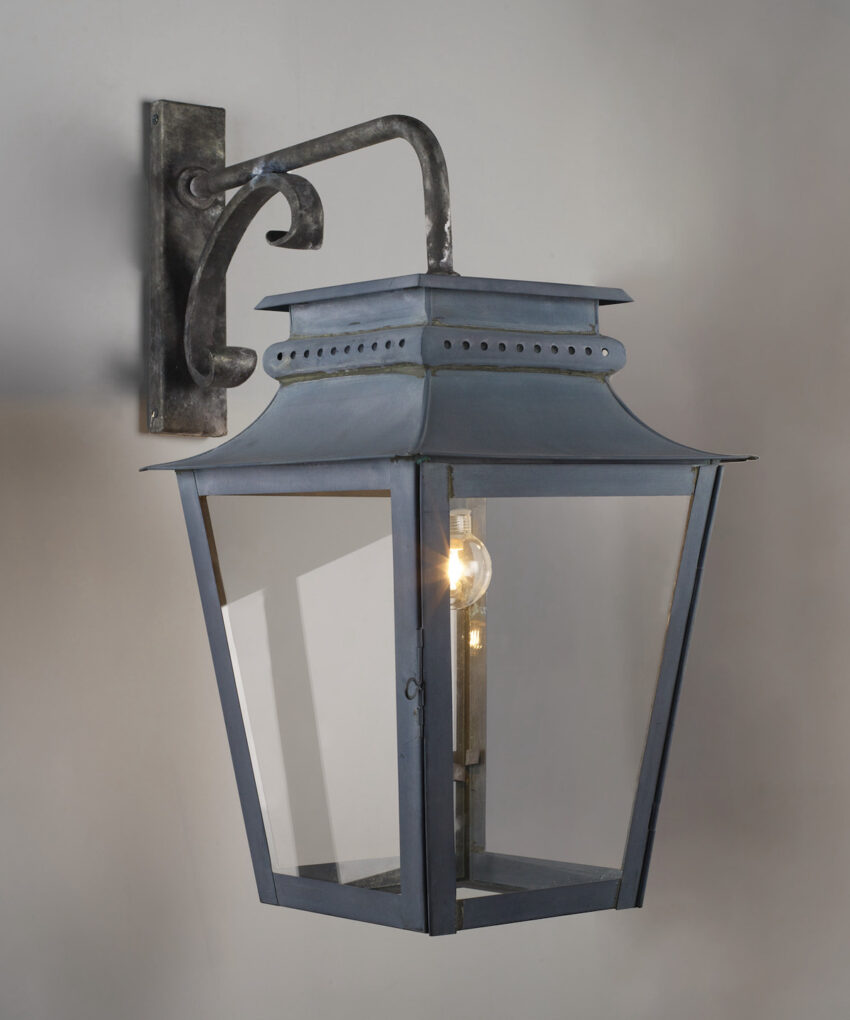 Zeus Hanging Lantern On Bracket, Medium