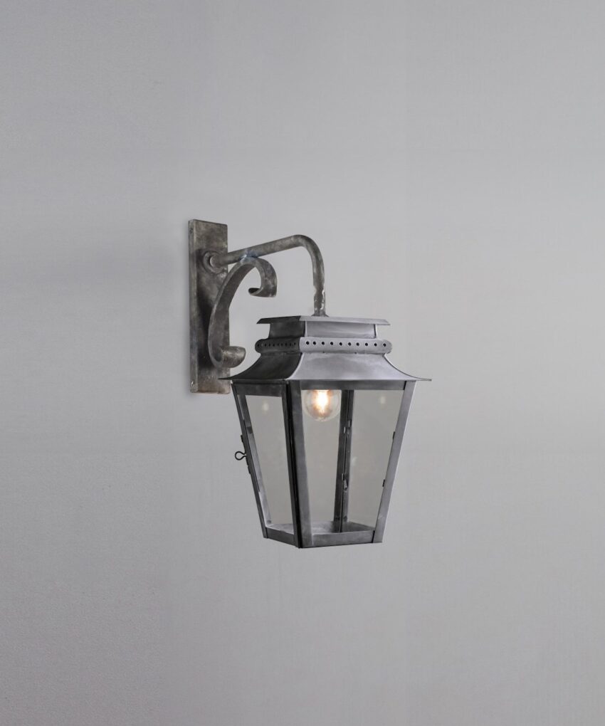 Zeus Hanging Lantern On Bracket, Small