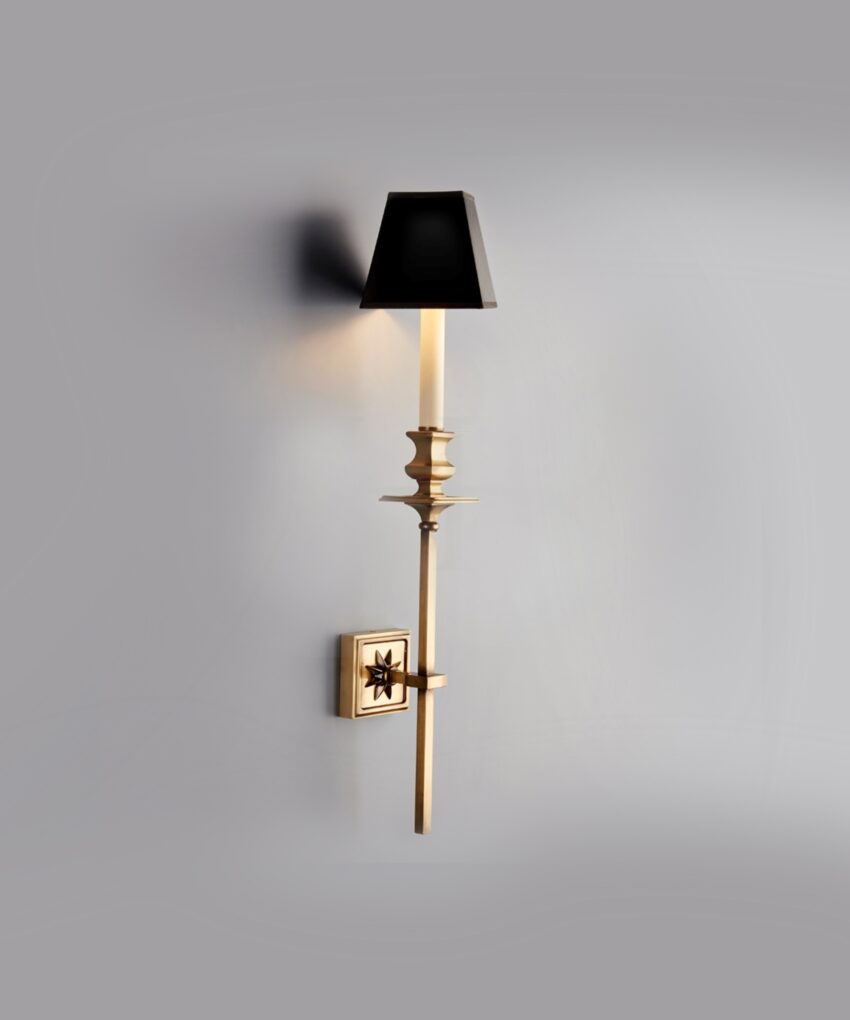 Starback Wall Light, Single Straight Arm, Large