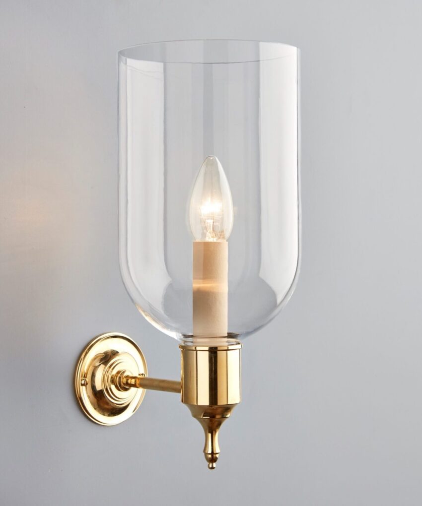 Glass Storm Shade Small, Straight Arm