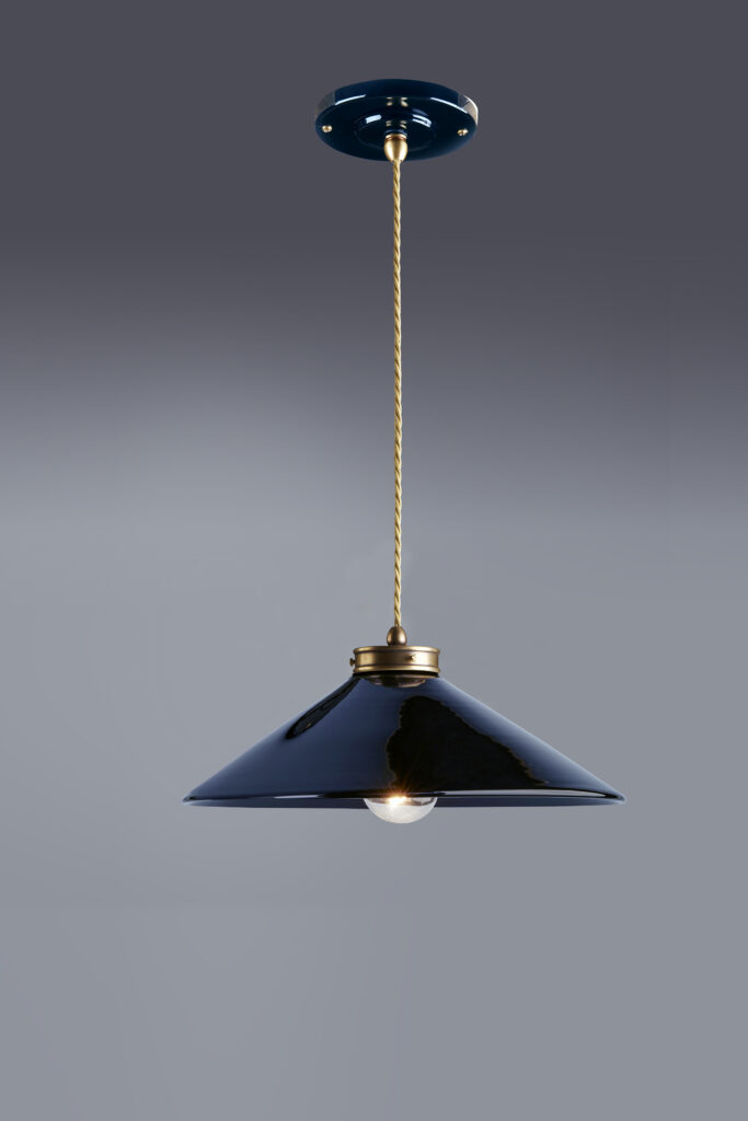 Lucia Pendant, Small, in naval.