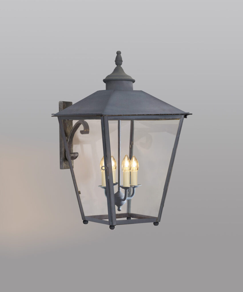 Sir John Soane Lantern With Roof, Hoop Bracket, Large