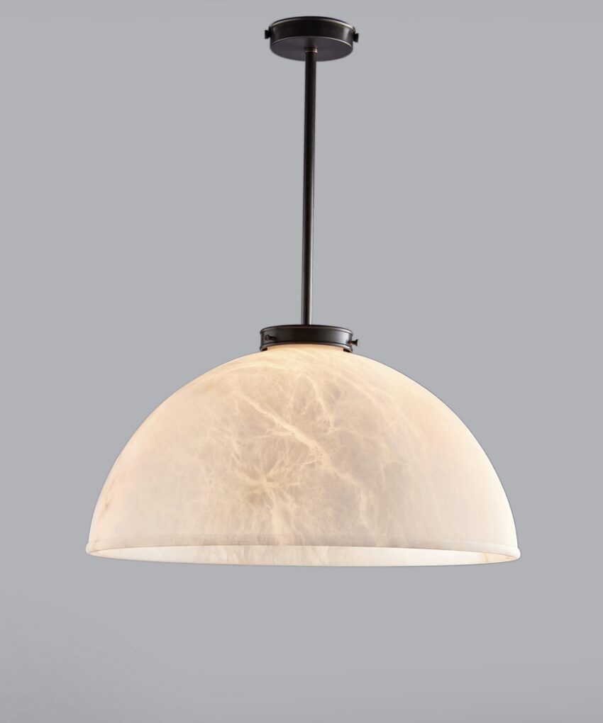 Alabaster Tiber Pendant, Large