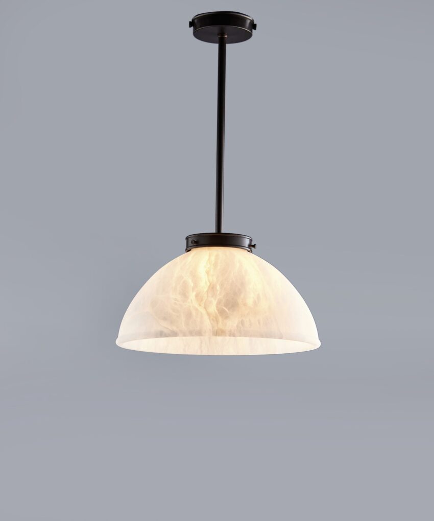 Alabaster Tiber Pendant, Small