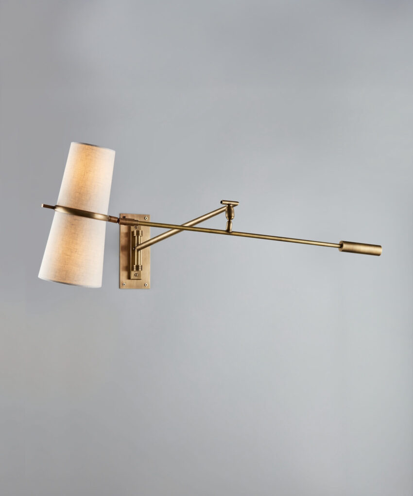 Jacques Swing Arm Wall Light, Small