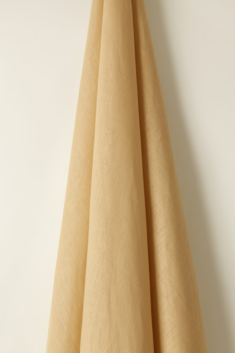 LIGHT WEIGHT LINEN IN CLOTTED CREAM - R HUGHES