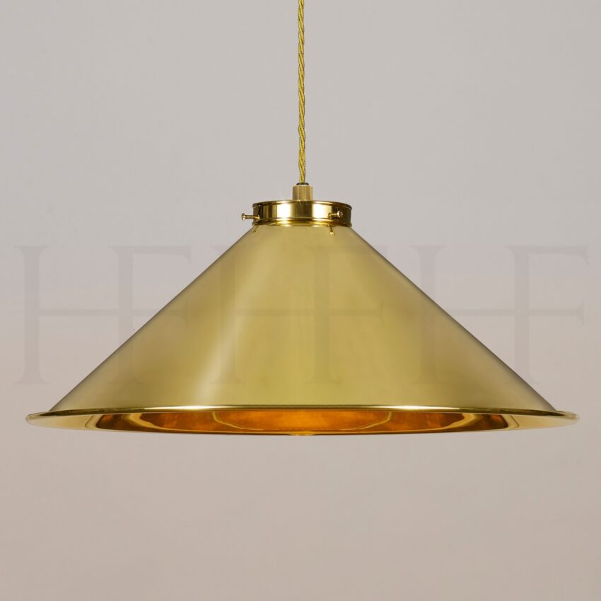 Leila Brass Pendant Large R HUGHES leila-brass-pendant-large-r-hughes