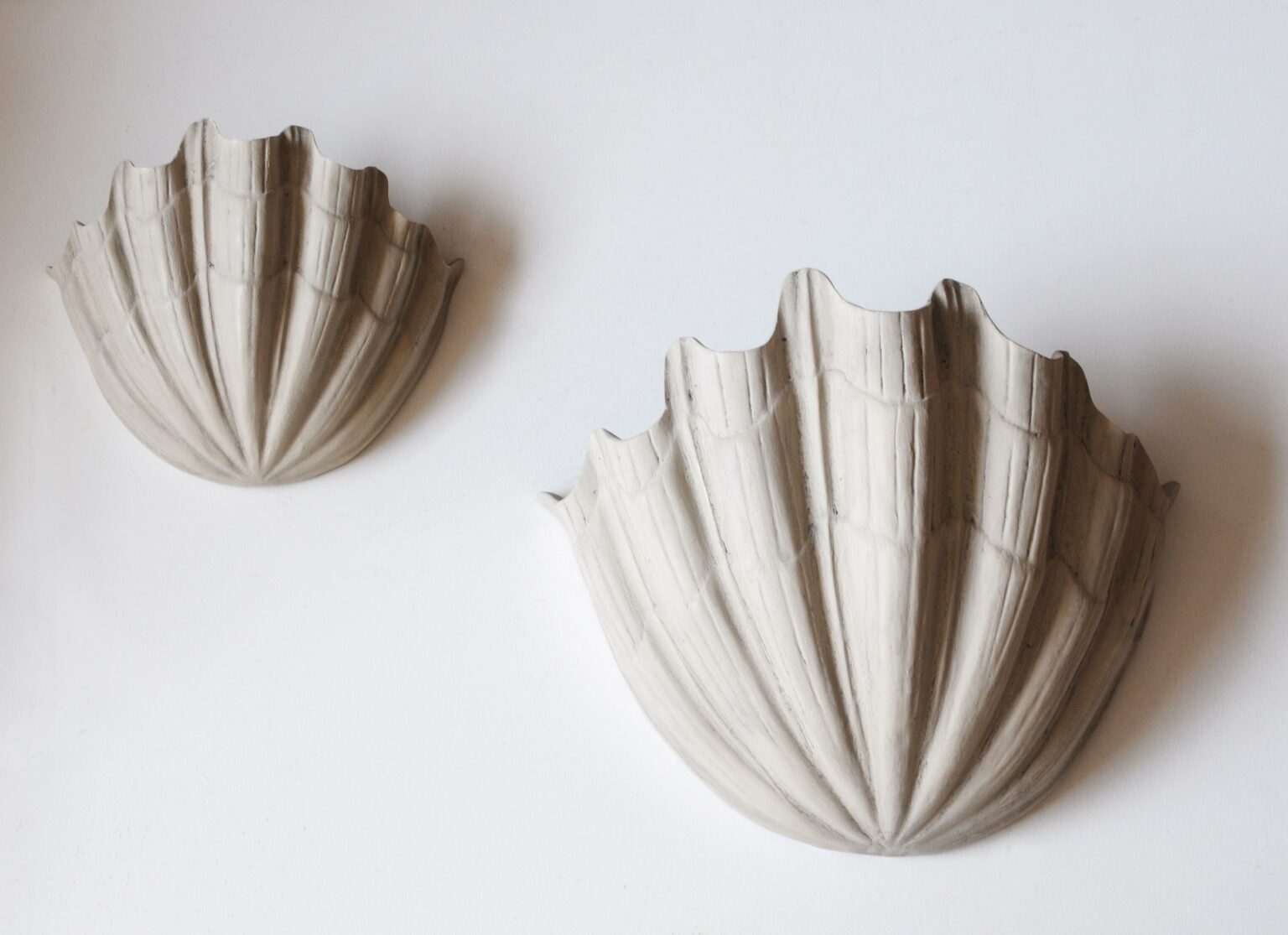 Shell Uplighters Plaster Shell Uplighter - R HUGHES
