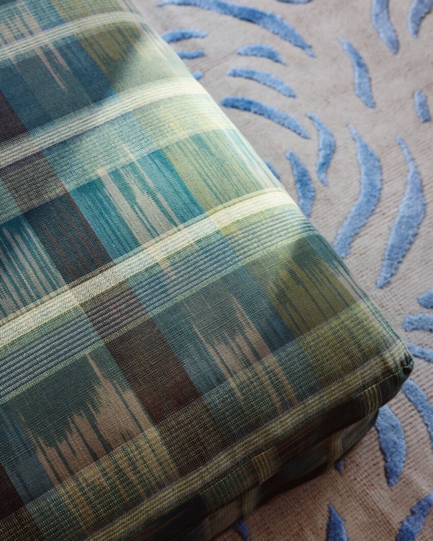Paloma Plaid in Teal