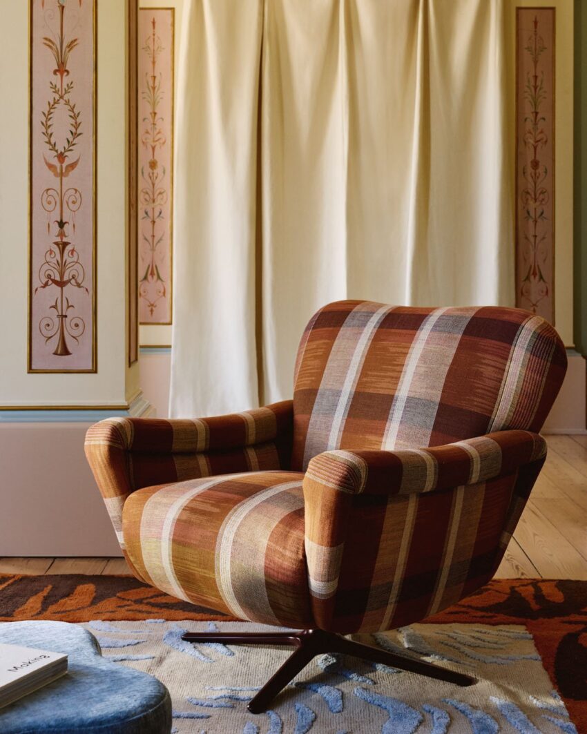 Paloma Plaid in Chestnut