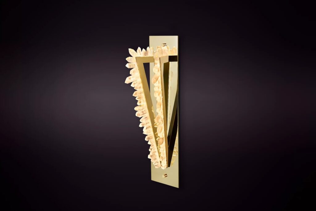 PYTHAGORAS CRYSTAL SCONCE