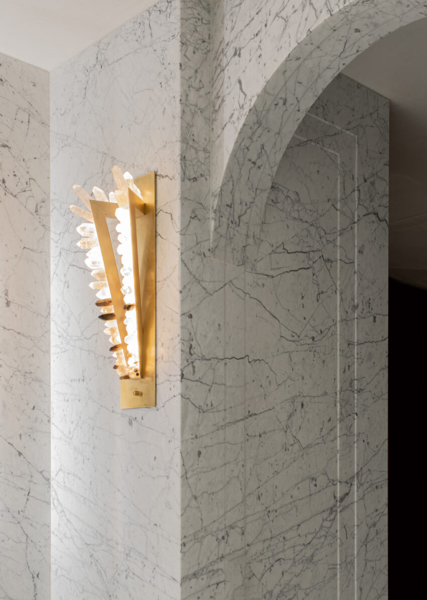 PYTHAGORAS CRYSTAL SCONCE