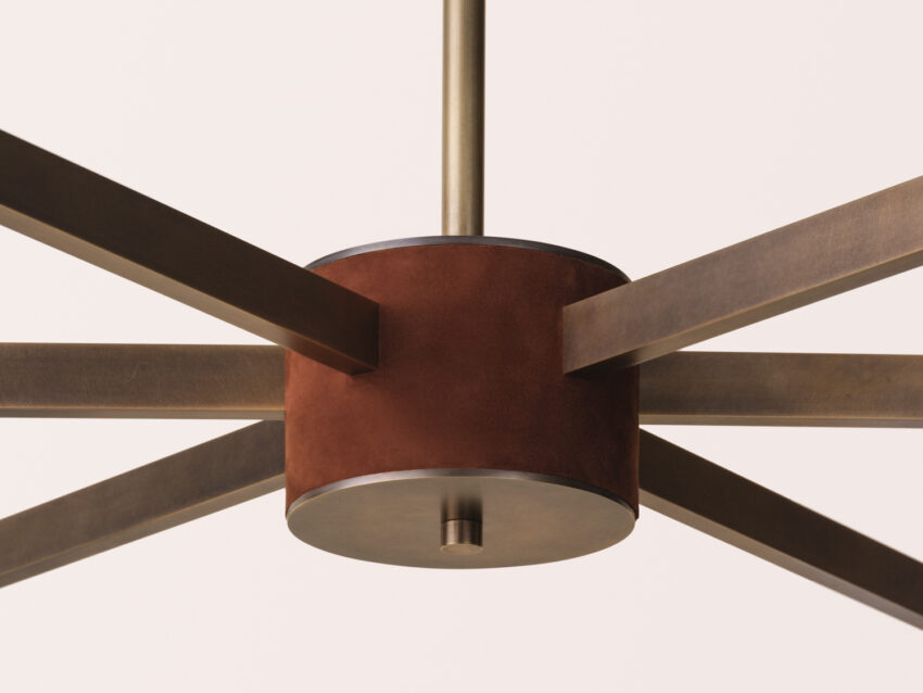 Rib Chandelier 6 Light