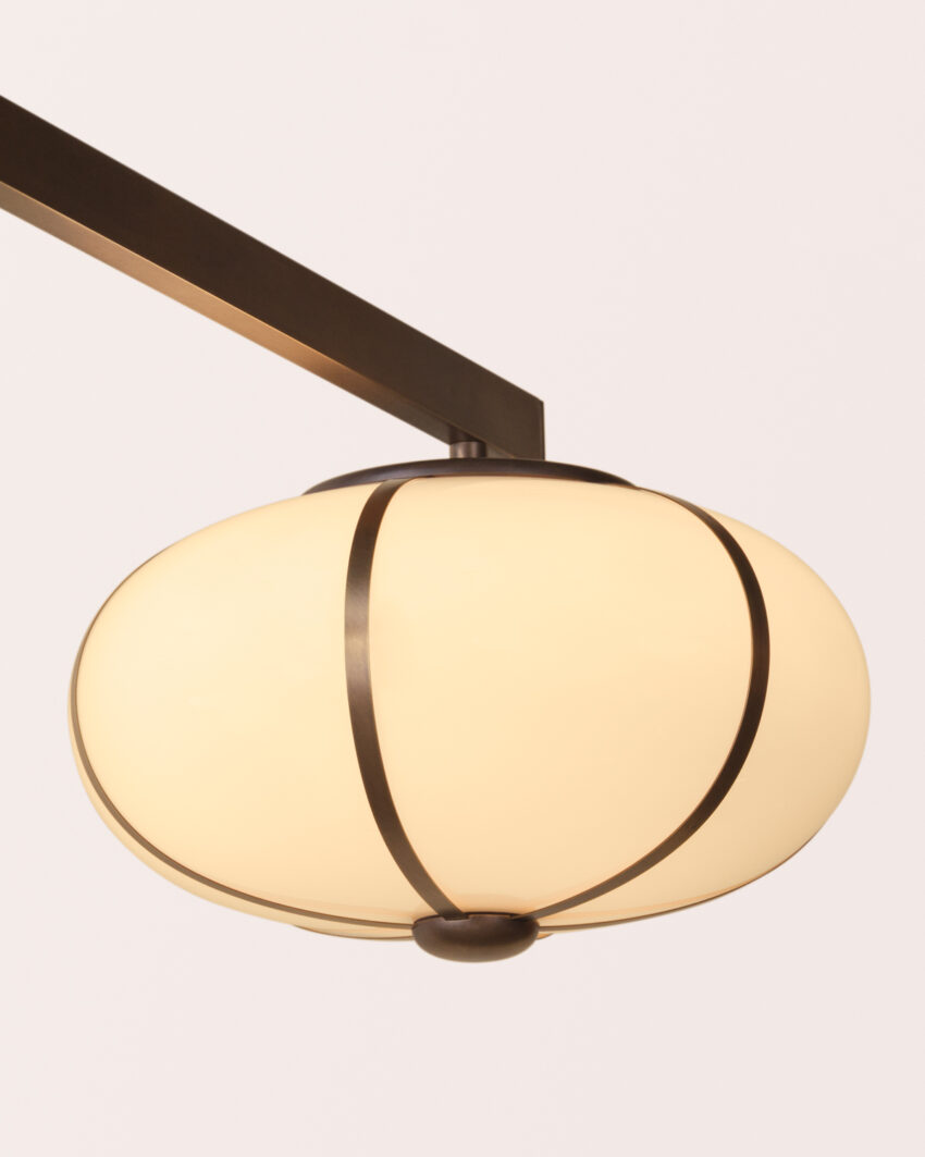 Rib Chandelier 6 Light