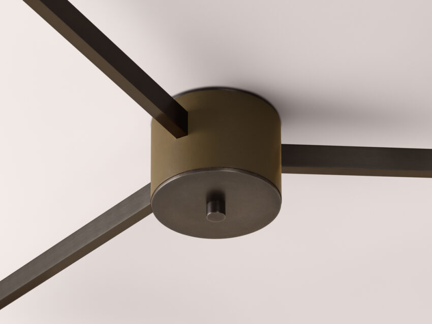 Rib Flushmount 3 Light