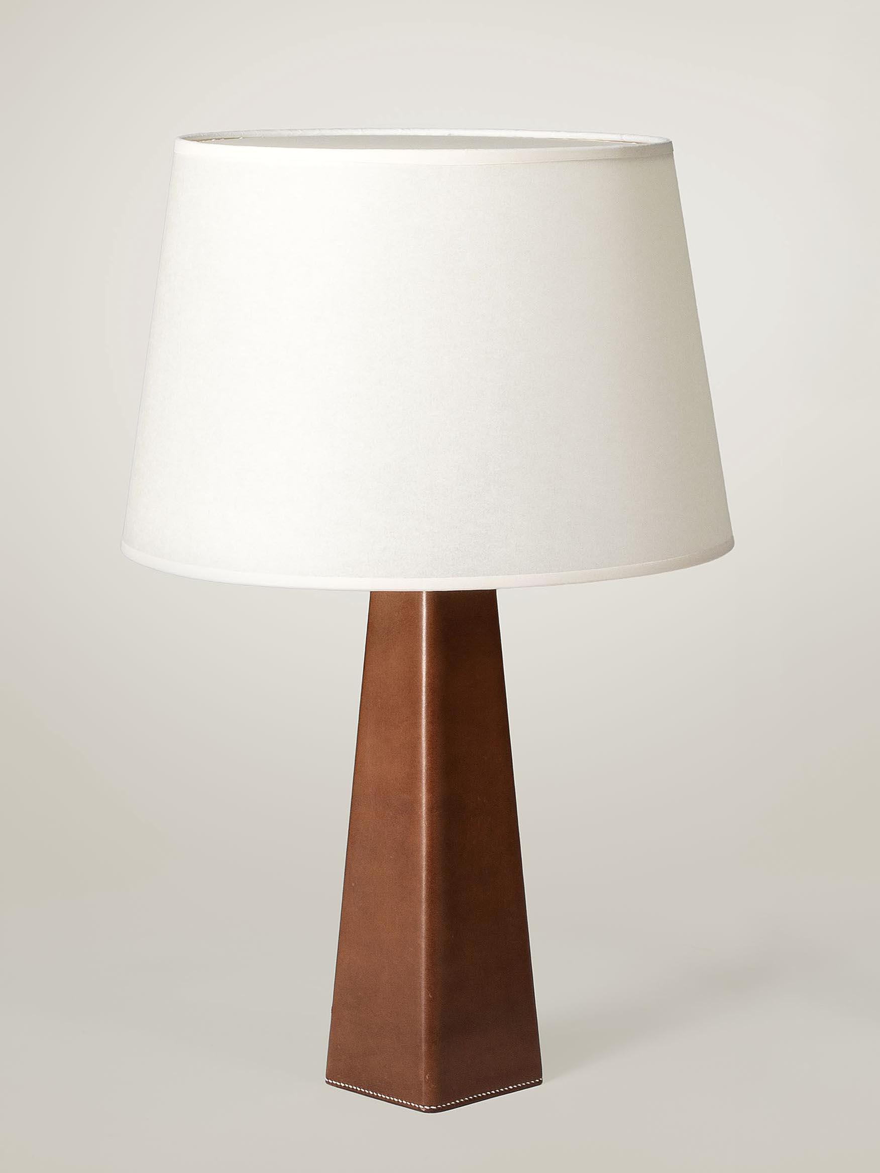 LEATHER TABLE LAMP