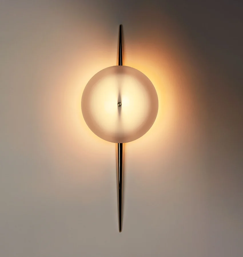 The Laddi Sconce - Round Shade
