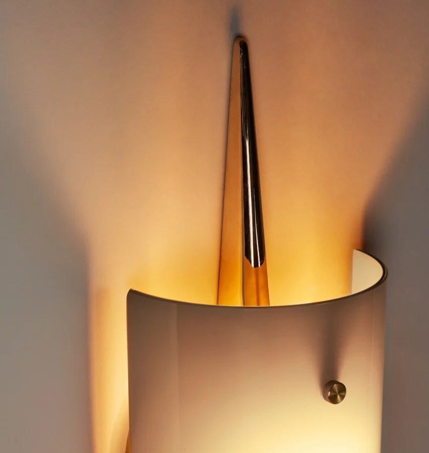 The Laddi Sconce - Cylinder Shade