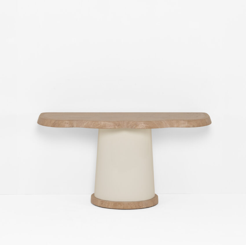 Travertine Console