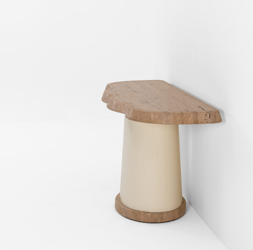 Travertine Console