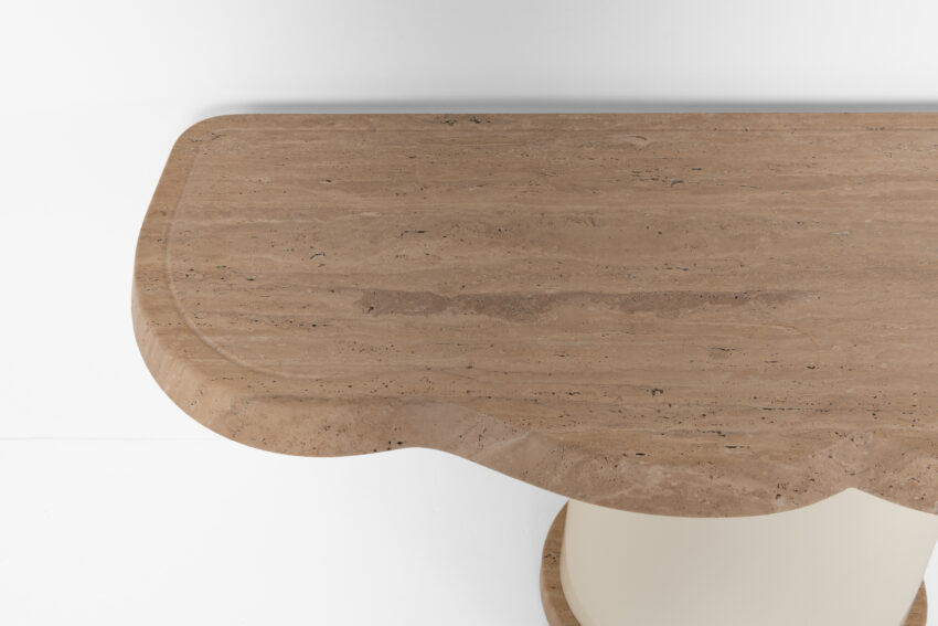 Travertine Console