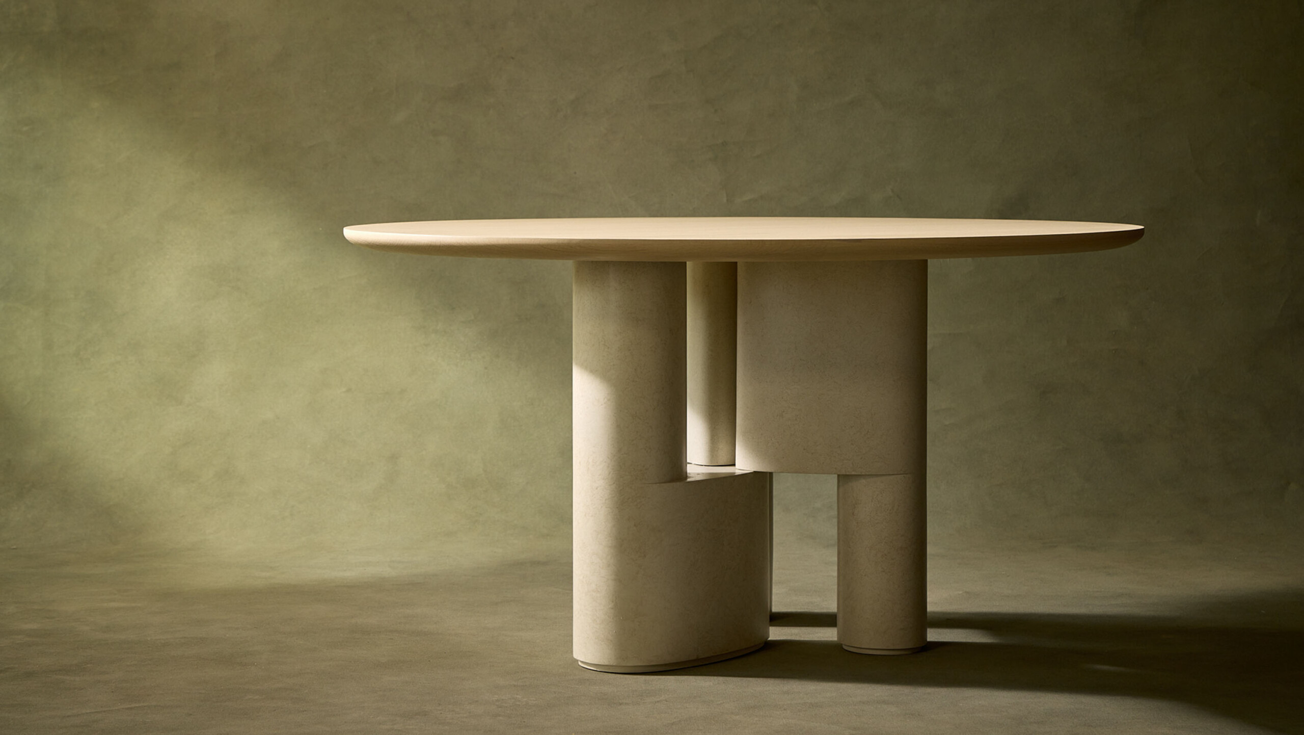 Interval Pedestal Table