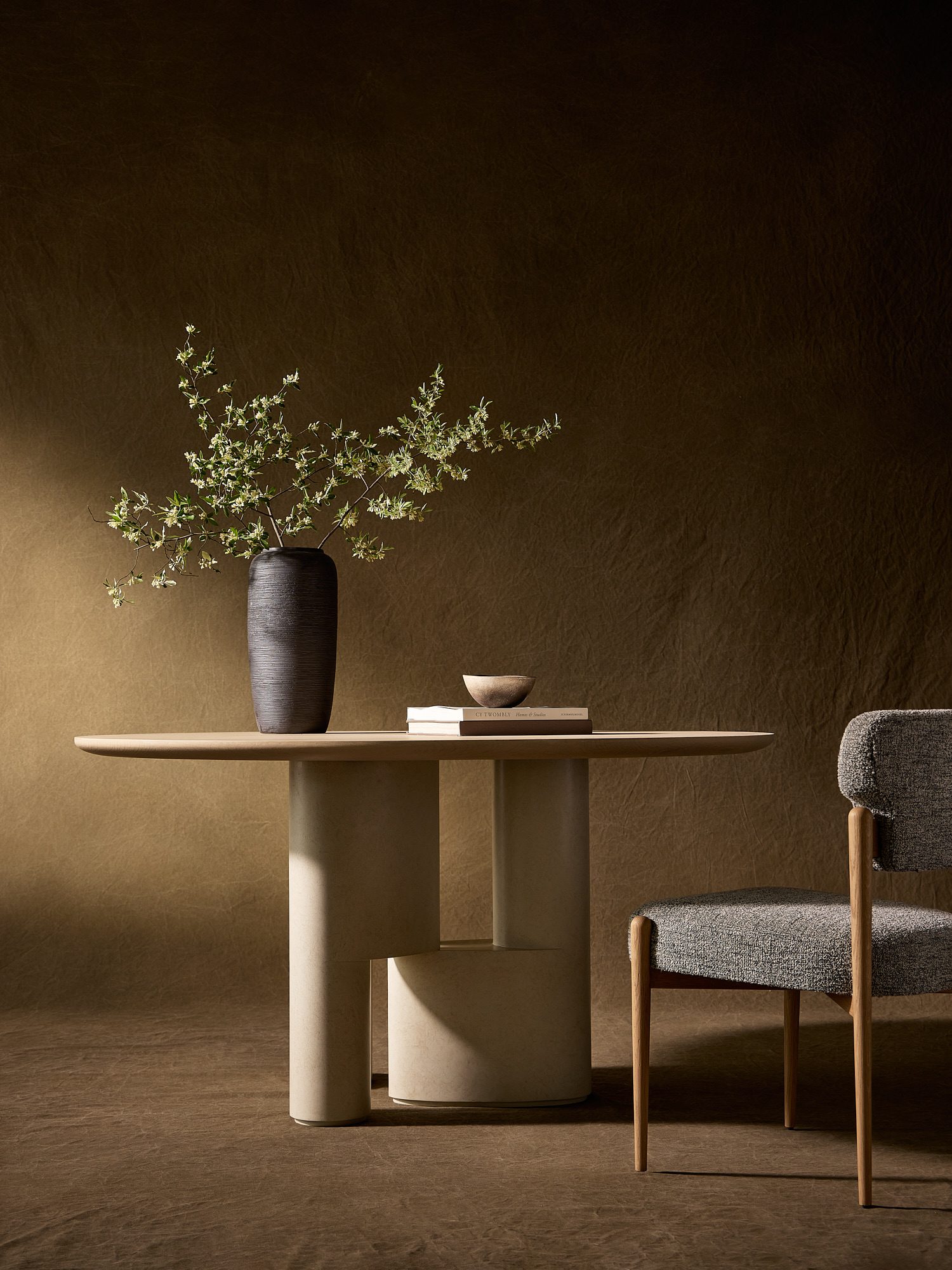 Interval Pedestal Table