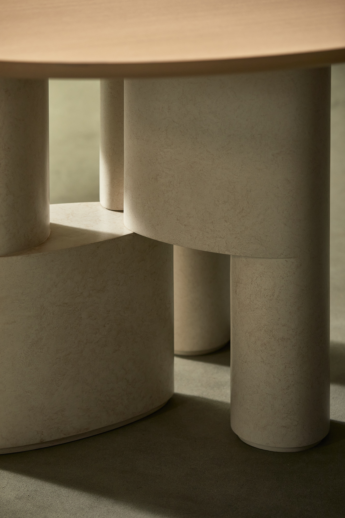 Interval Pedestal Table