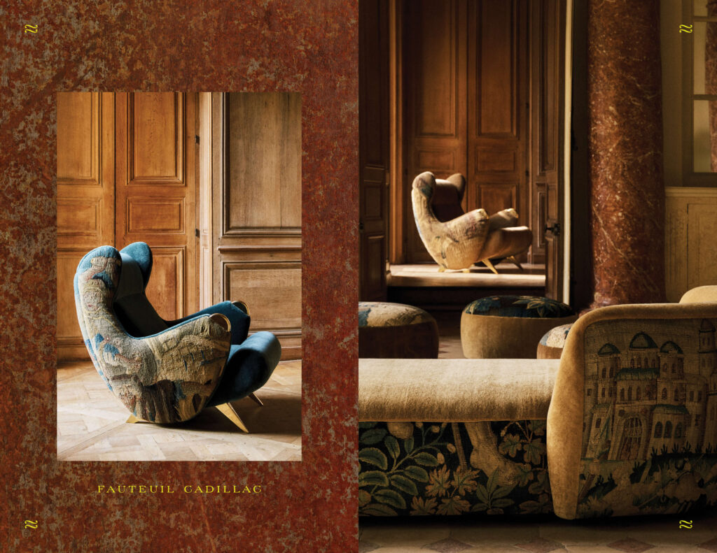 pierre augustin rose – lounge chair