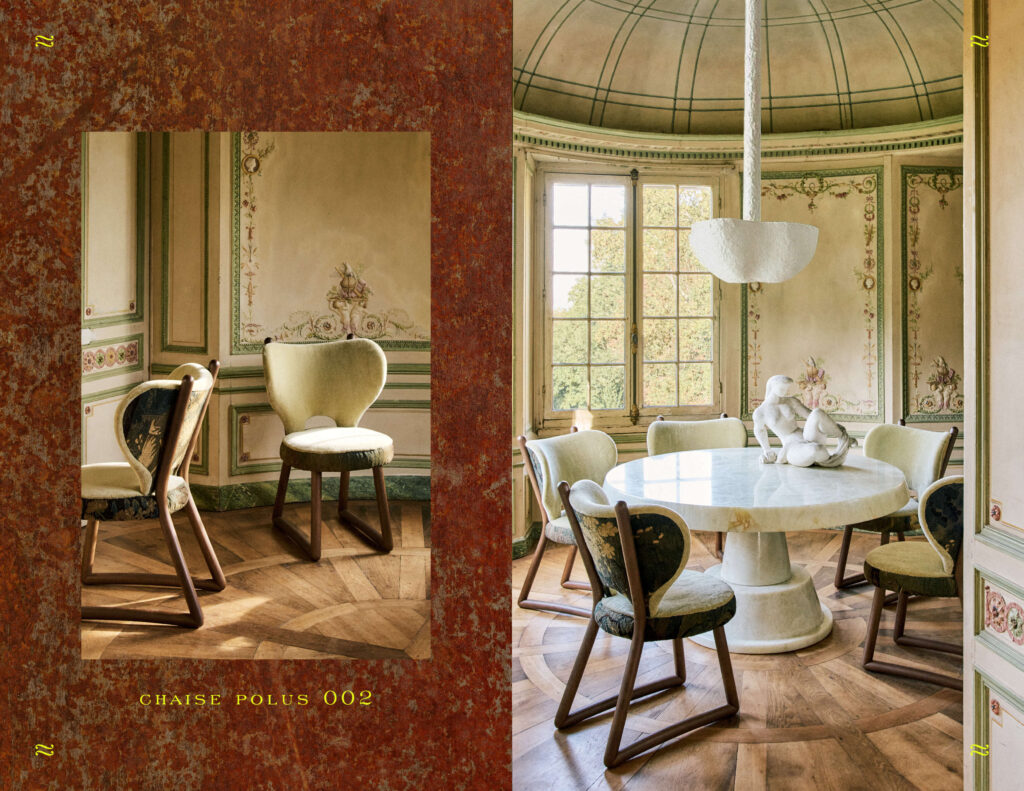 pierre augustin rose – polus 002 chair