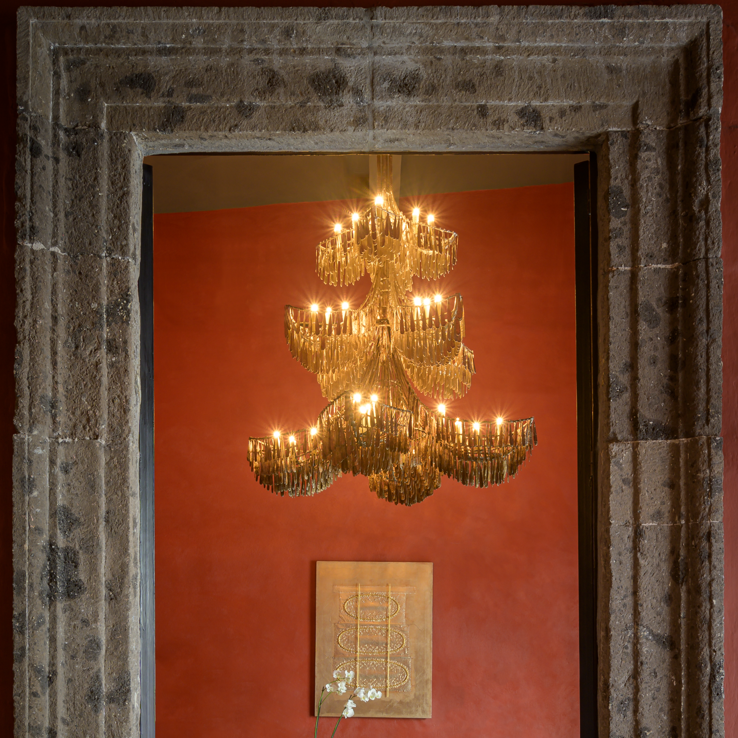 Fleur Three Tier Chandelier