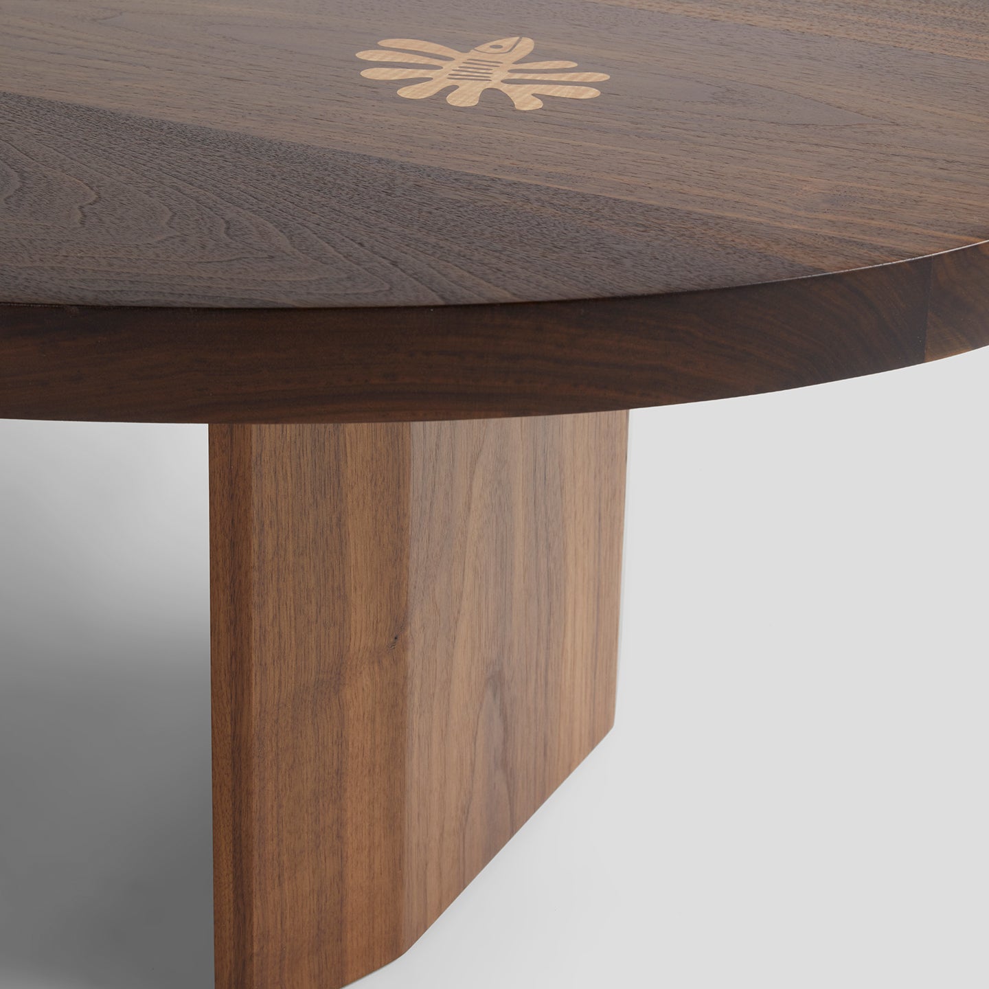 The Cowrie Oval Coffee Table