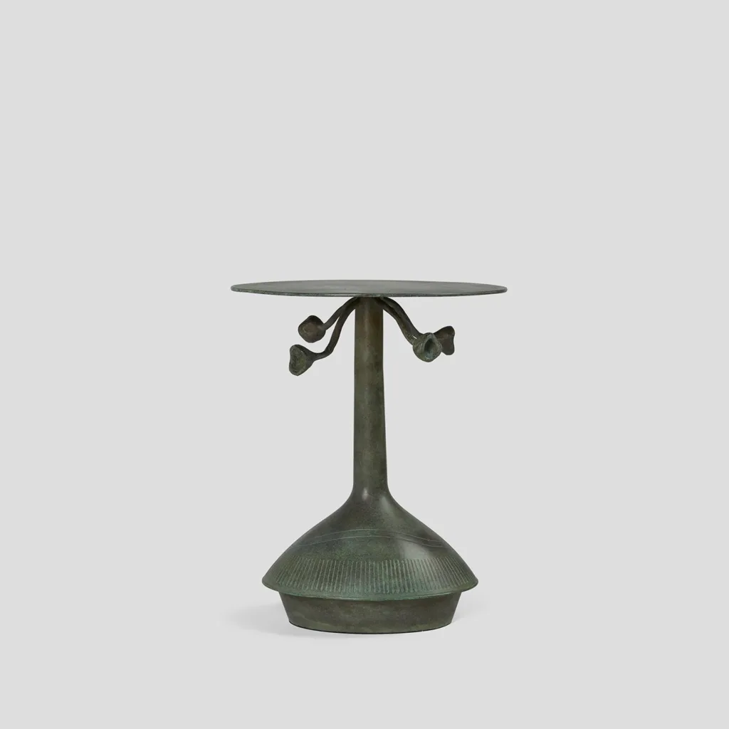 The Grace Table in Verdigris