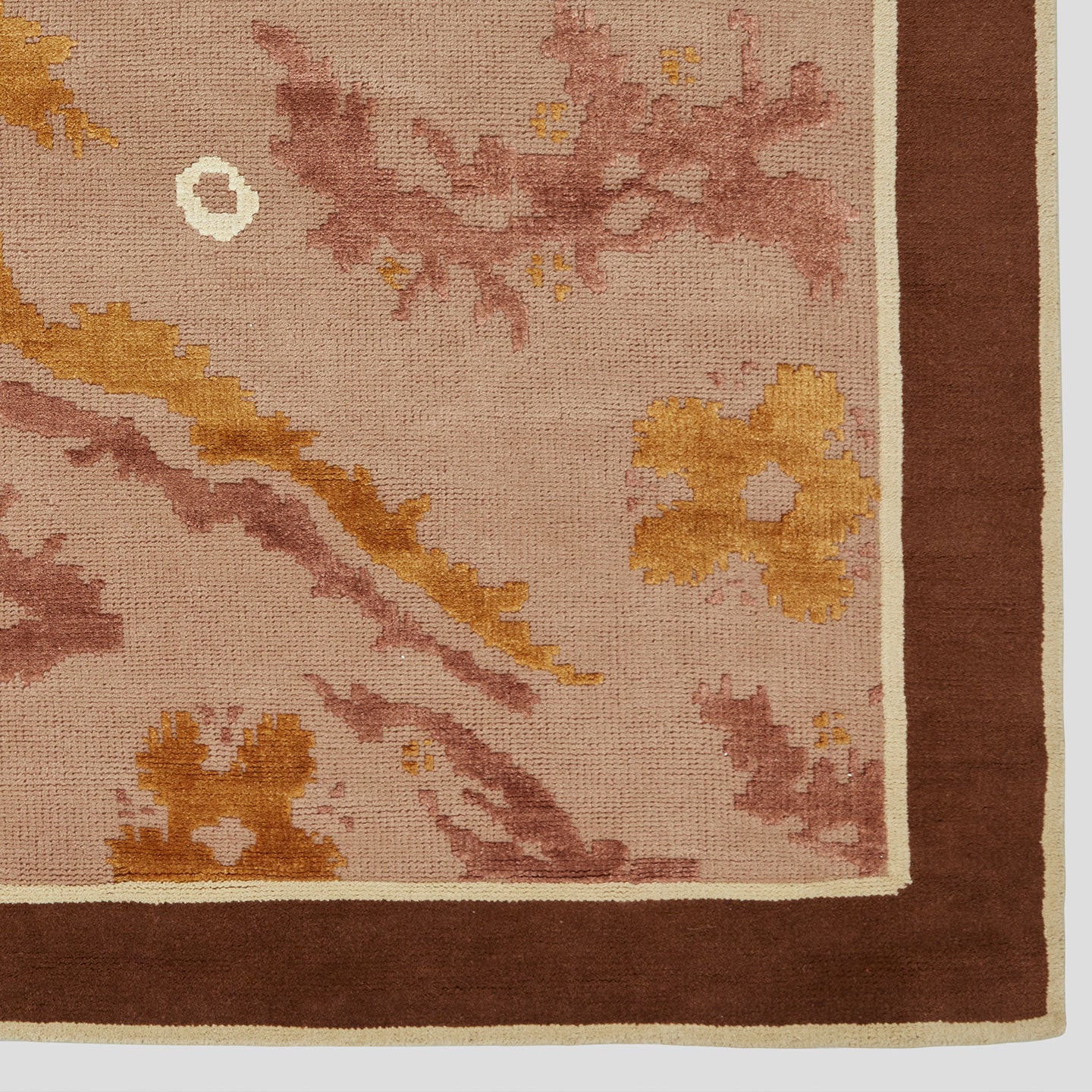 The Gaia Rug in Burnt Sienna