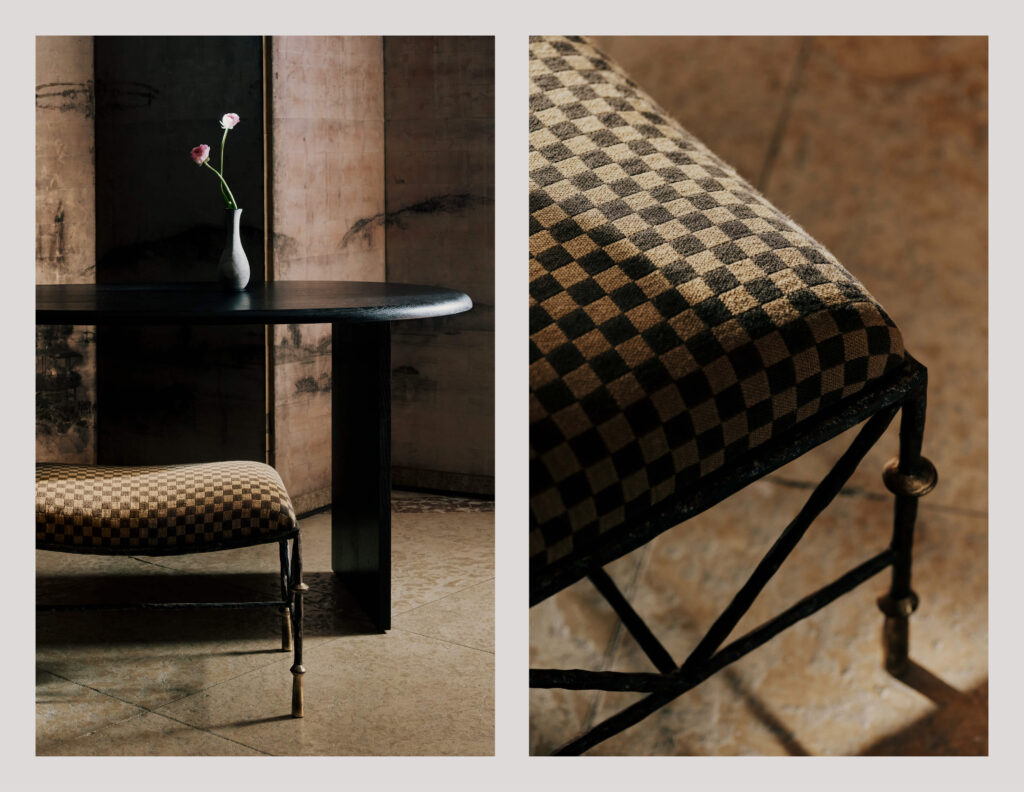 yarn collective checker pattern