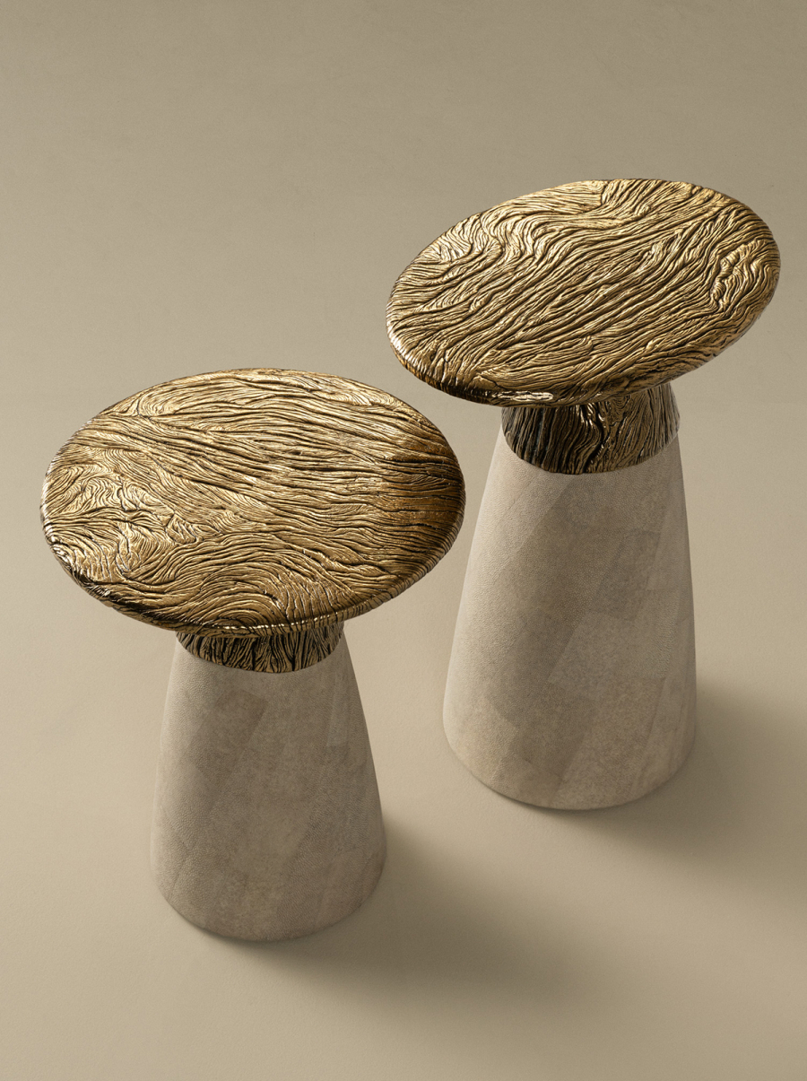 Vermeil Side Tables
