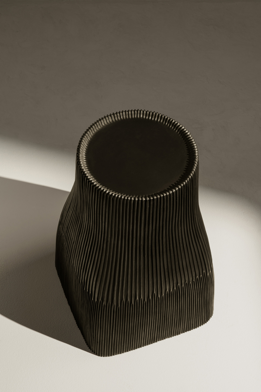 Trunk Pedestal Side Table