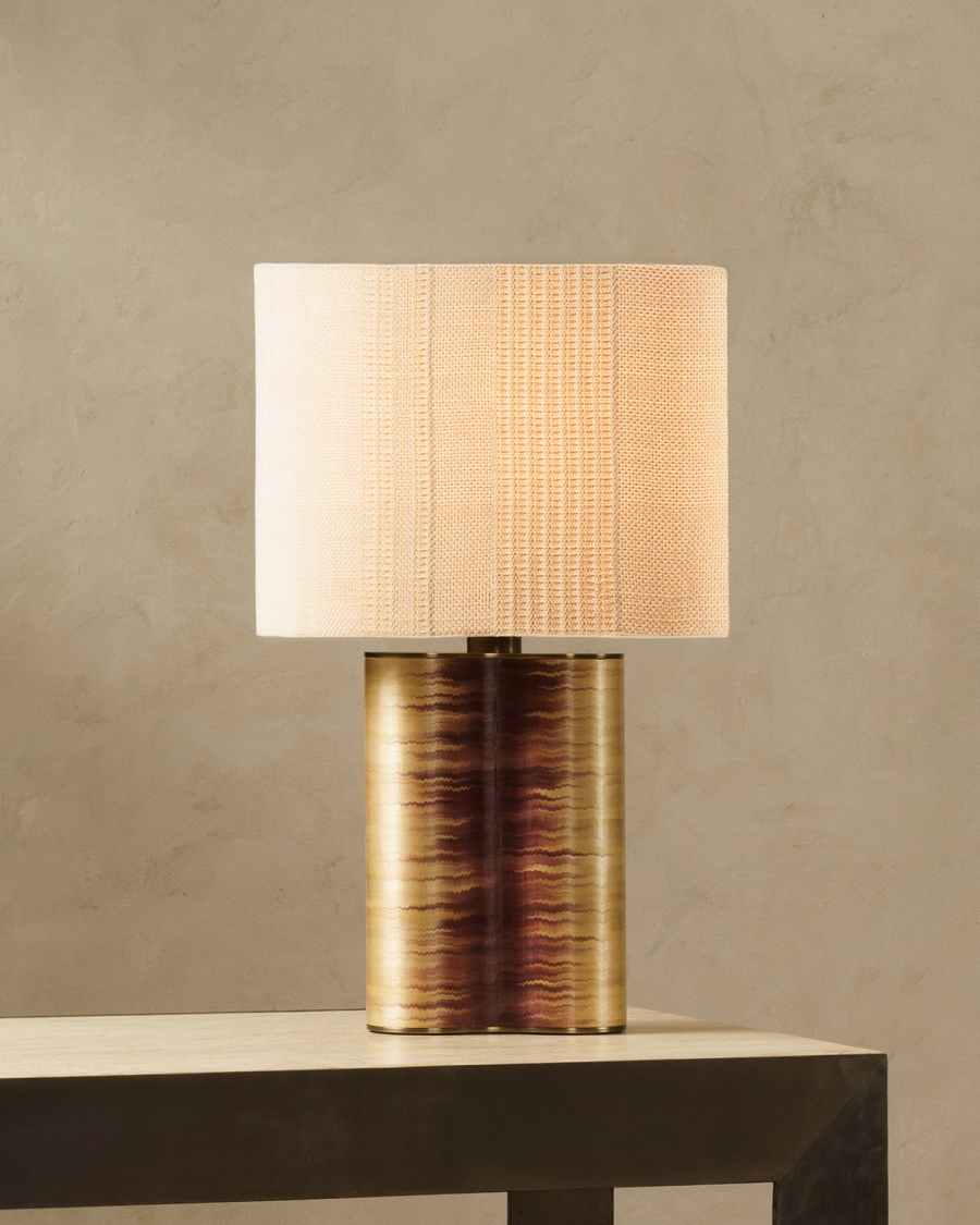Moiré Table Lamp | Special Shade