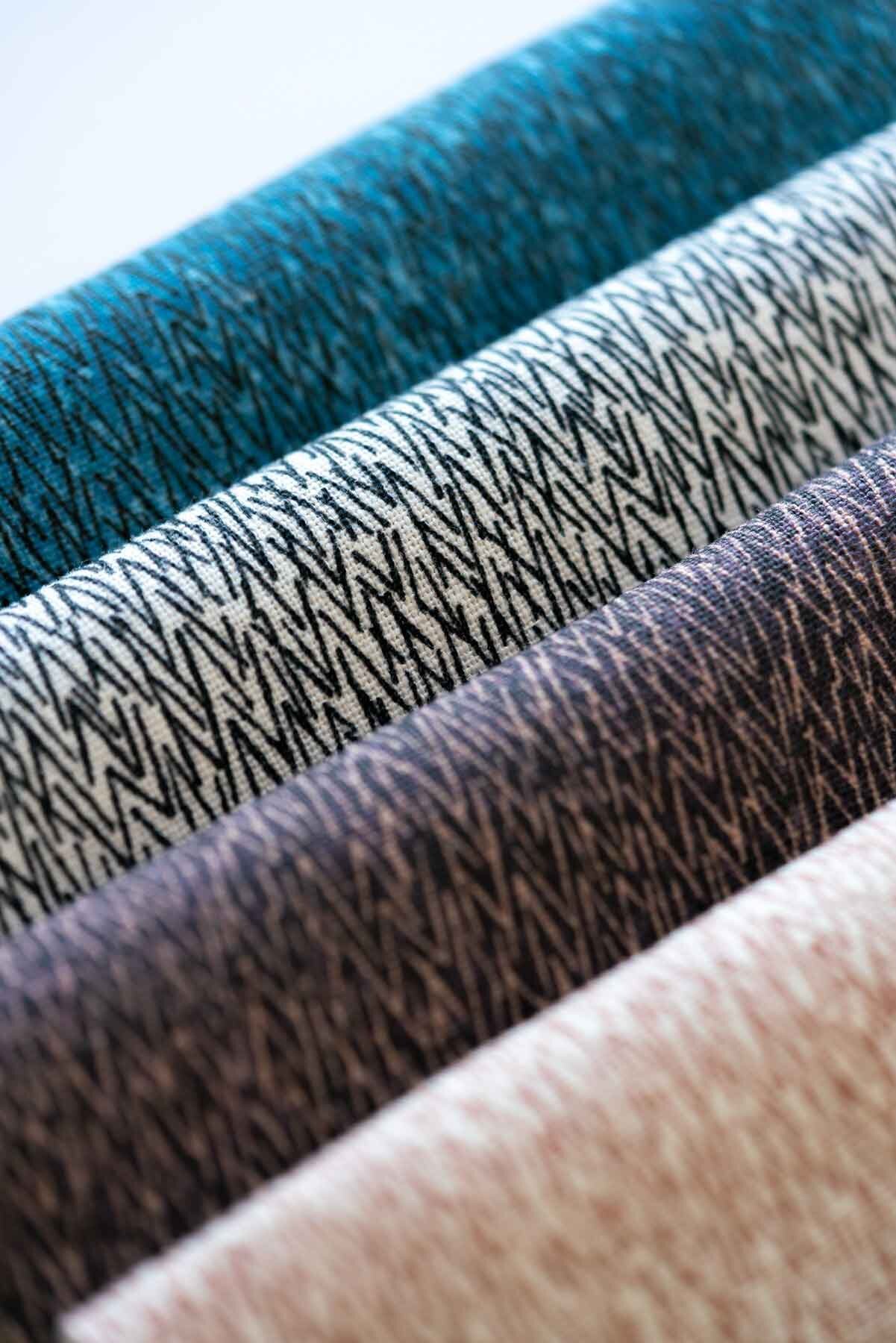 VIVIENNE in IVORY/INDIGO